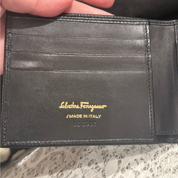 Salvatore Ferragamo Black Leather Wallet - Picture 3 of 6